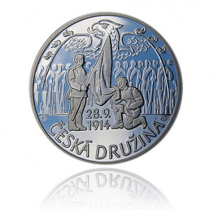 Stříbrná medaile ČESKÁ DRUŽINA proof (PM)