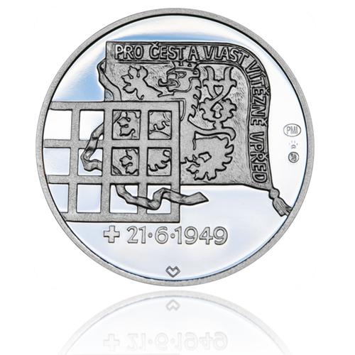 Stříbrná medaile „Heliodor Píka “ 28 mm proof (PM)