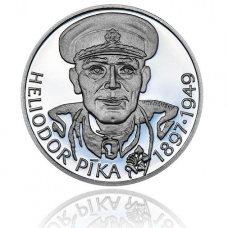 Stříbrná medaile „Heliodor Píka “ 28 mm proof (PM)